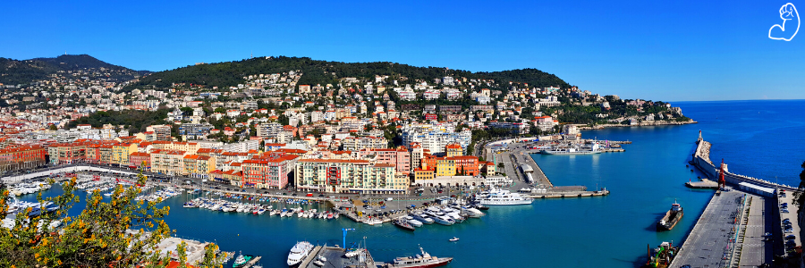 Vue sur le port de Nice pour donner envie de déménager