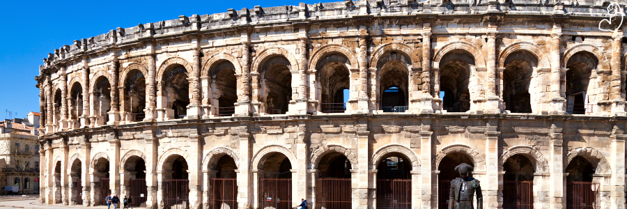 Les arènes de Nîmes, passage incontournable pour toute personne venant de déménager sur place