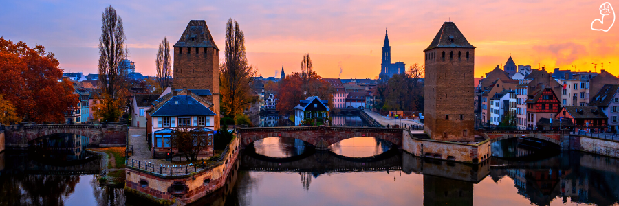 Les ponts couverts de Strasbourg, magnifique quartier où déménager