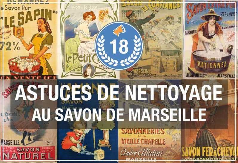 Savon de Marseille - trucs de nettoyage