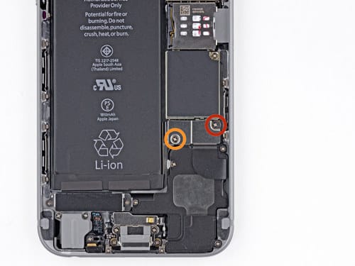 enlever batterie iphone 6