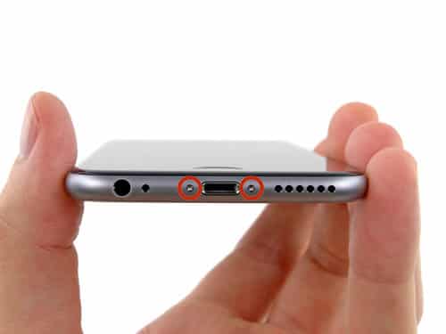 enlever tournavis iphone 6