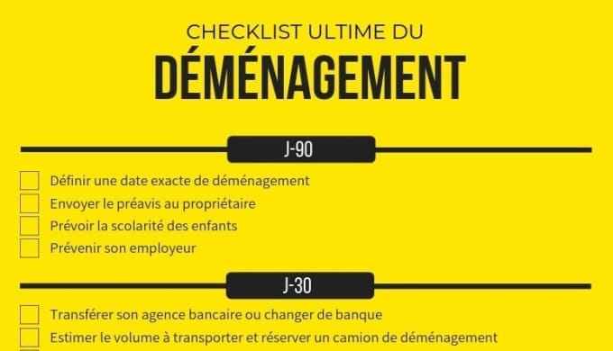 La Checklist Ultime Du Demenagement Pour Ne Rien Oublier Imprimable