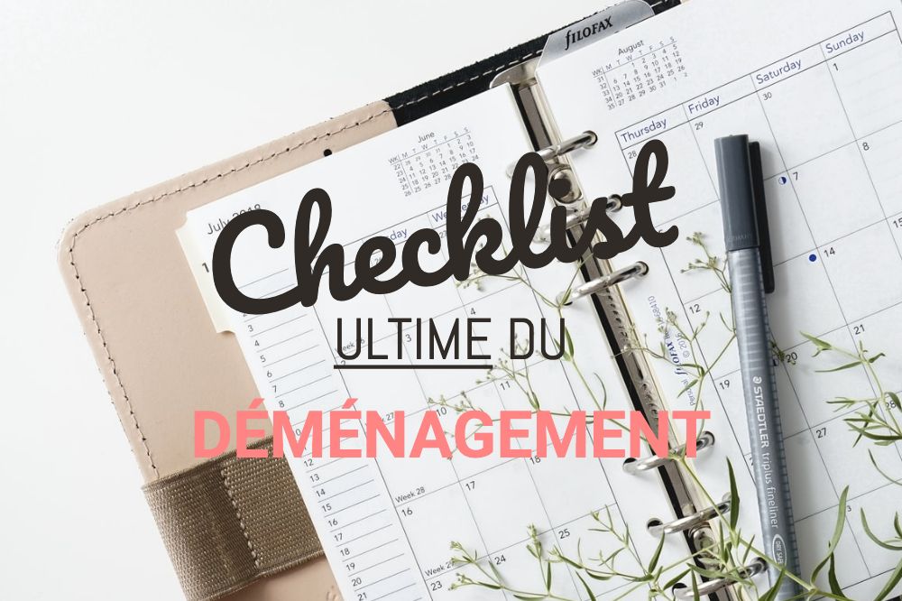 Checklist demenagement PDF téléchargeable