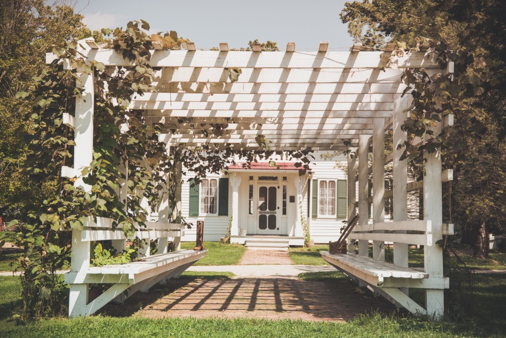pergola bois avec jardin pergola